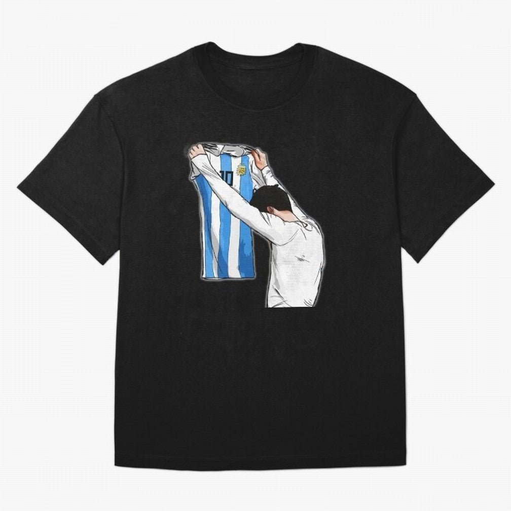 Art Messi Illustration Classic T-Shirt Relive Legendary Nights from FIFA World Cup 2026 Spirit, Connected to Brazil, Haaland, Football Festival Excitement, Trophy Ambitions, Country Rivalries and Star Player Buzz; Made for Die Hard Supporters,