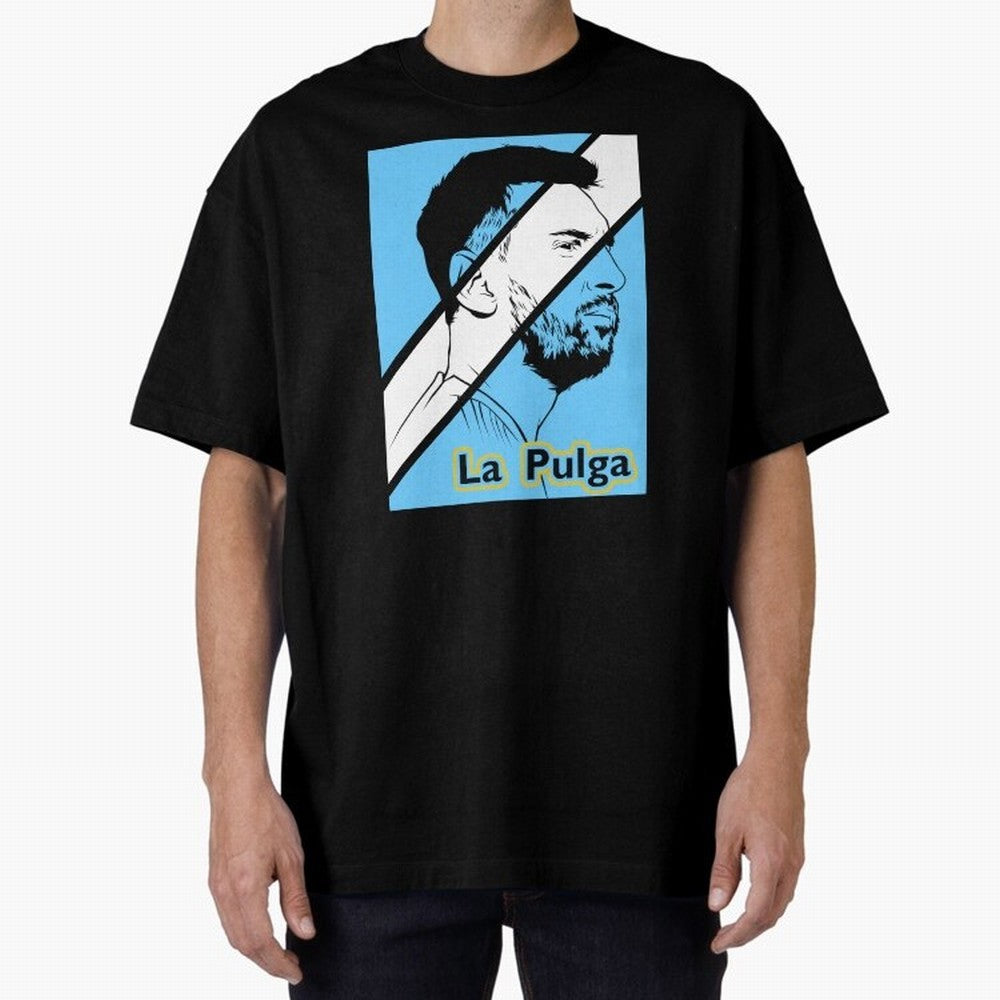 L Messi - Iconic Oversized T-Shirt Show Up for the Glory of FIFA World Cup 2026 Group Stage Spirit, Centered on Germany, Messi, CR7 and Mbappe, Supporter Pride, Iconic Celebrations, Legendary Names and Global Match Day Energy; Ideal for Football