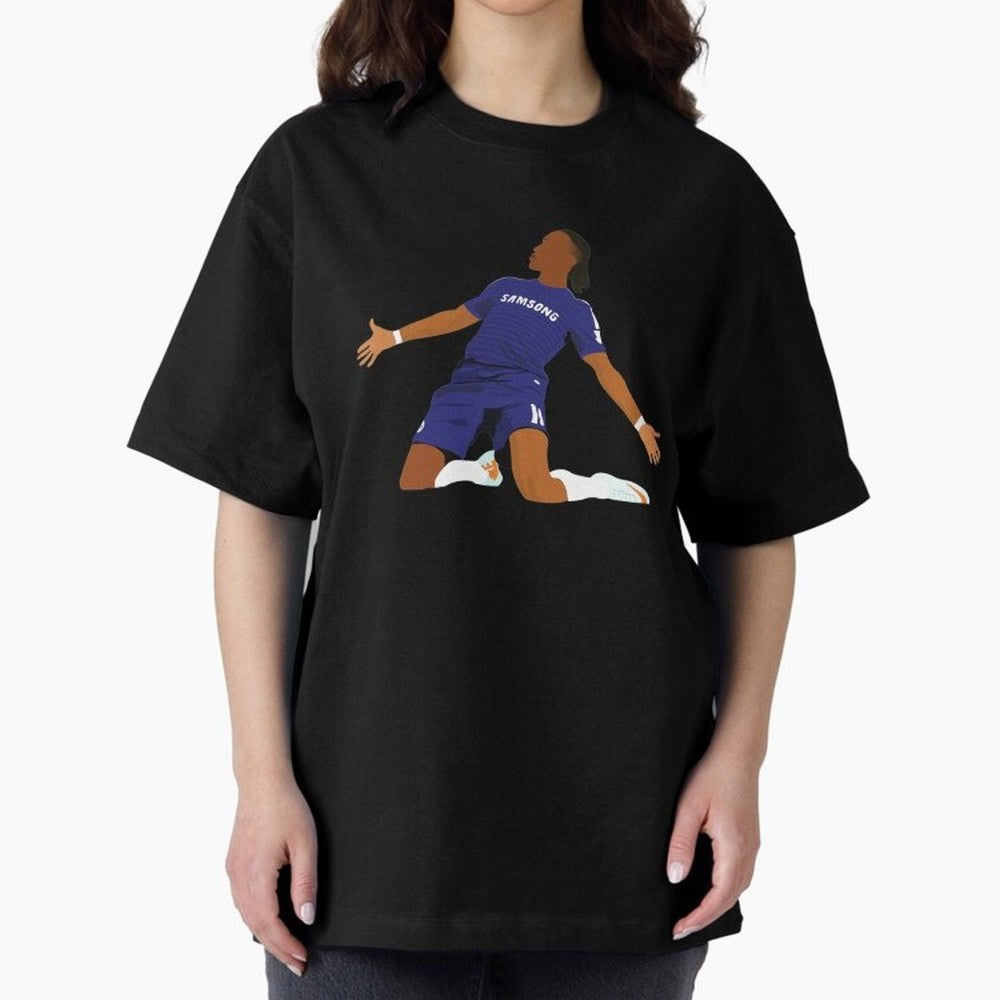 Drogba Classic T-Shirt Honor the Football Icons of Global Football Passion for FIFA World Cup 2026, Celebrating Neymar, Haaland and Cristiano Ronaldo, Argentina, Goal Celebration Energy, Supporter Heritage, Football Icons and Worldwide Tournament