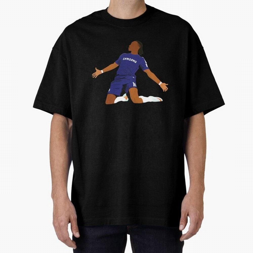Drogba Classic T-Shirt Honor the Football Icons of Global Football Passion for FIFA World Cup 2026, Celebrating Neymar, Haaland and Cristiano Ronaldo, Argentina, Goal Celebration Energy, Supporter Heritage, Football Icons and Worldwide Tournament