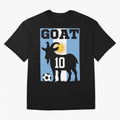 Argentina World Cup 2026 The Goat 10 Oversized T-Shirt Relive Legendary Nights from FIFA World Cup 2026 Group Stage Spirit, Driven by France, Neymar, Haaland and Cristiano Ronaldo, Football Festival Excitement, Trophy Ambitions, Country Rivalries
