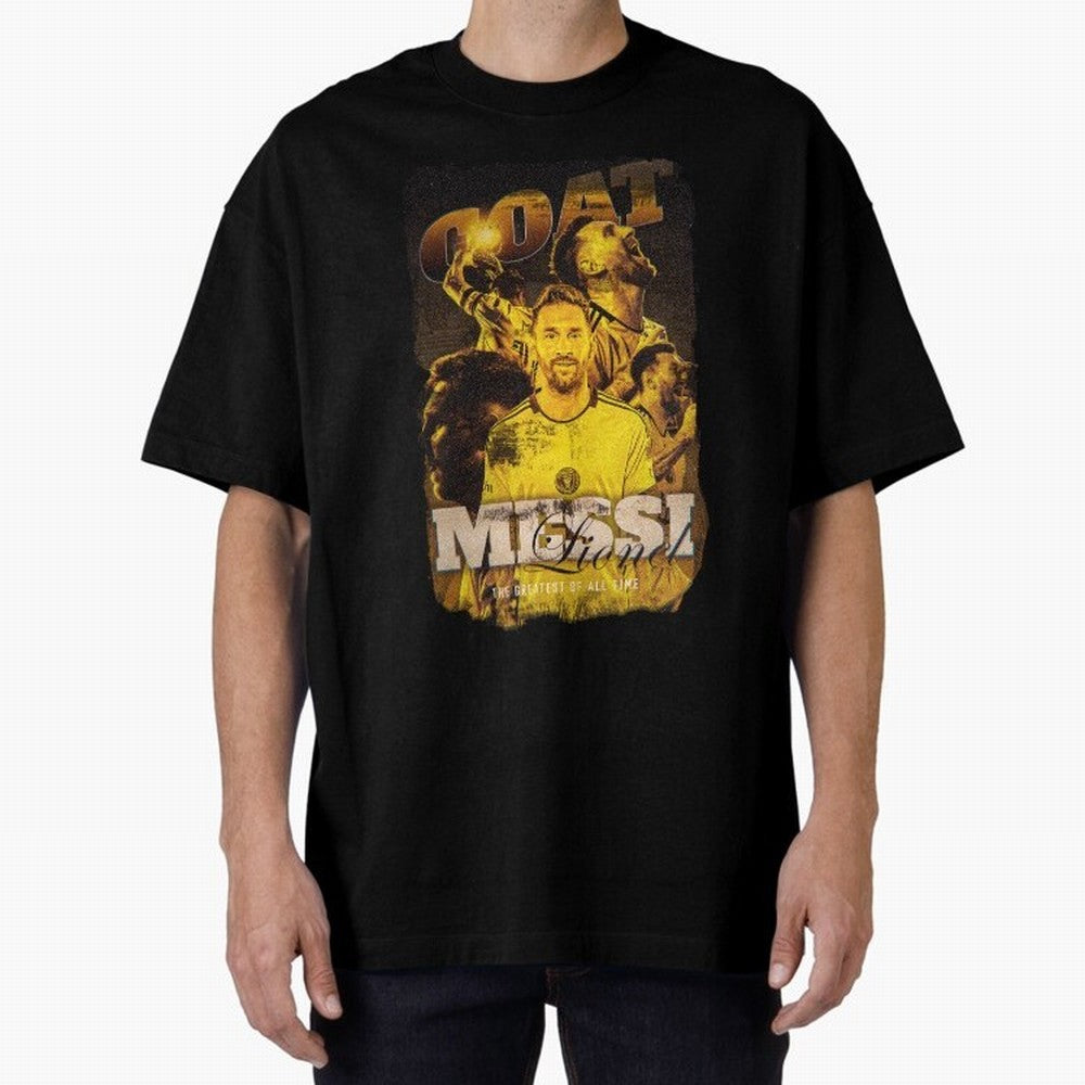 Lionel Messi The Goat Classic T-Shirt Join the Global Buzz around FIFA World Cup 2026 with Messi and Cristiano Ronaldo, Spain Energy, Sports Nostalgia, International Competition, Famous Players and Unforgettable Victories; Built for Supporters