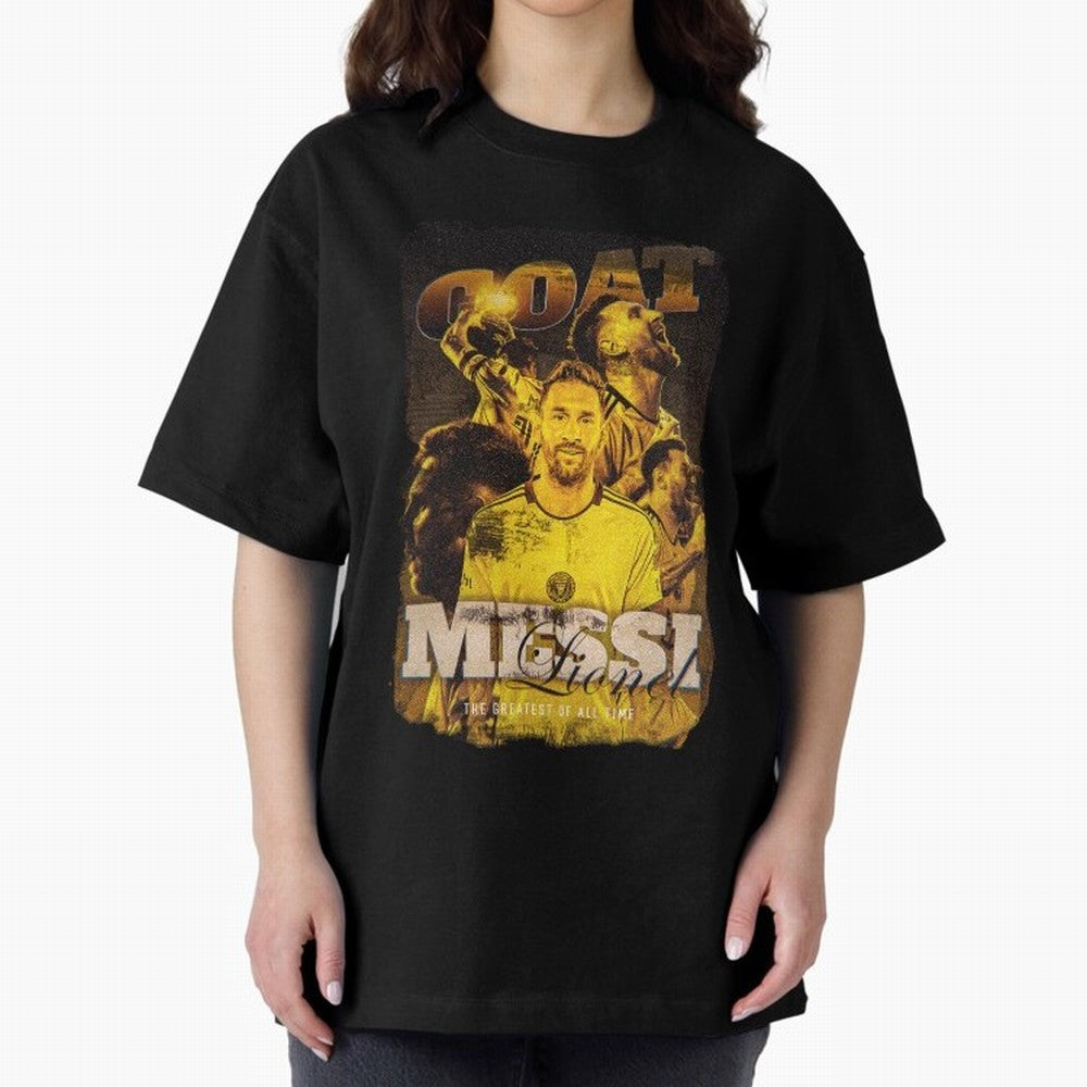 Lionel Messi The Goat Classic T-Shirt Join the Global Buzz around FIFA World Cup 2026 with Messi and Cristiano Ronaldo, Spain Energy, Sports Nostalgia, International Competition, Famous Players and Unforgettable Victories; Built for Supporters