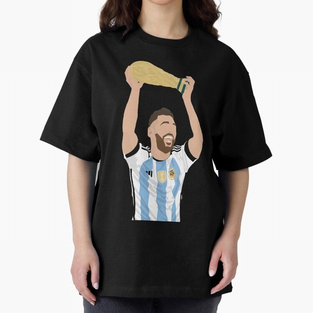 Messi minimalist design Classic T-Shirt Experience the Global Stage of FIFA World Cup 2026 Spirit, Inspired by Netherlands, Messi, Tournament Hype, Historic Matchups, Family Viewing Parties and Global Sports Pride; Great for Supporters Who Love