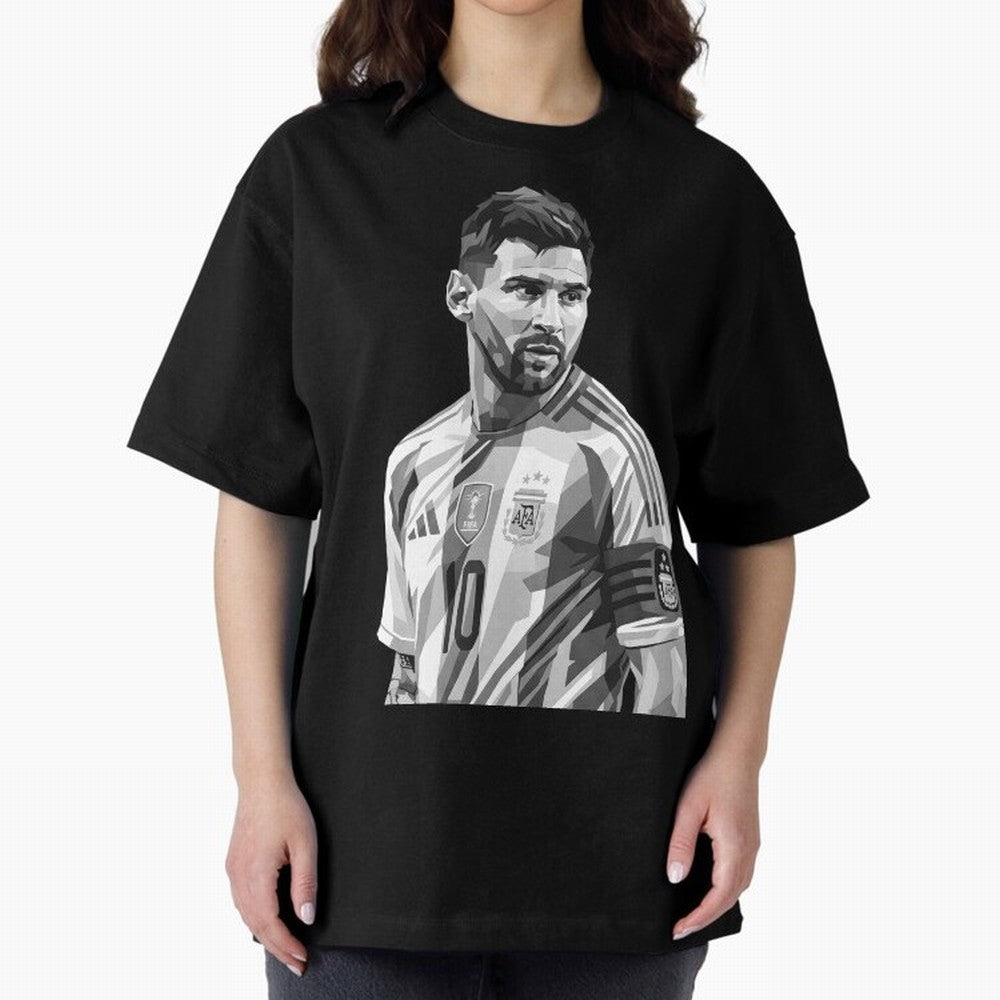 Messi grayscale Classic T-Shirt Feel the Trophy Chase of the FIFA World Cup 2026 Group Stage Journey through Haaland and Mbappe Highlights, England, France and Netherlands Pride, Stadium Memories, Football Loyalty, International Chants and