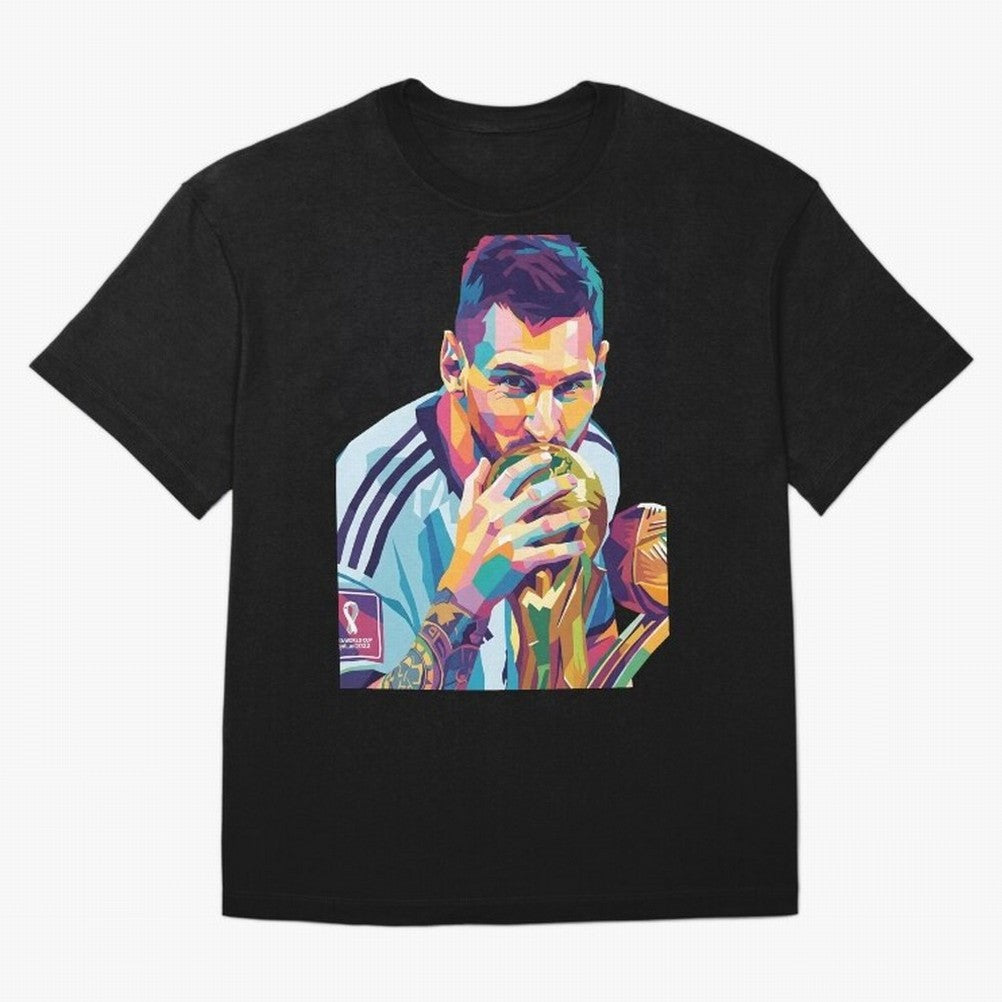 Messi Wpap Classic T-Shirt Keep Football History Alive during FIFA World Cup 2026 Spirit, Featuring France and Portugal, Messi, CR7 and Mbappe, Soccer Culture, Superstar Moments, National Team Dreams and Competitive Fire; Perfect for Supporters Who