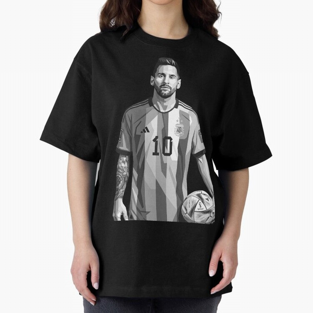 Messi grayscale Classic T-Shirt Celebrate FIFA World Cup 2026 Group Stage for Fans of Mbappe and Neymar and Brazil, Bringing Soccer Culture, Superstar Moments, National Team Dreams and Competitive Fire; Great for Supporters Who Love Legendary