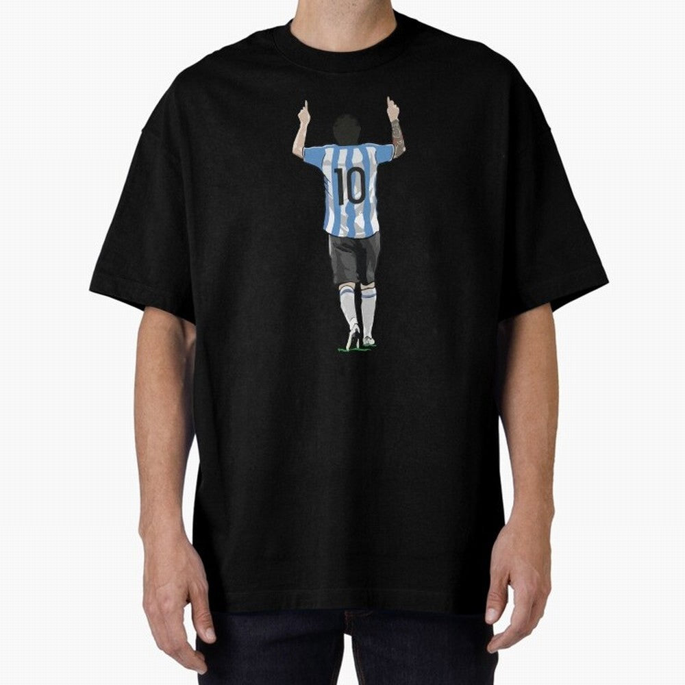 Messi 10 Argentina Classic T-Shirt Follow FIFA World Cup 2026 for Fans of Mbappe and Spain, Bringing Retro Football Energy, Iconic Rivalries, Trophy Chase Drama and Stadium Atmosphere; Perfect for Supporters Who Want Bold Football Energy, Global
