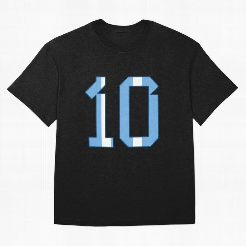 10 - Lionel Messi - Argentina Colours Baseball Cap Classic T-Shirt Celebrate the Stars of FIFA World Cup 2026 USA Canada Mexico for Fans of Cristiano Ronaldo, Haaland and CR7 and England, France and Netherlands, Bringing Match Day Excitement,