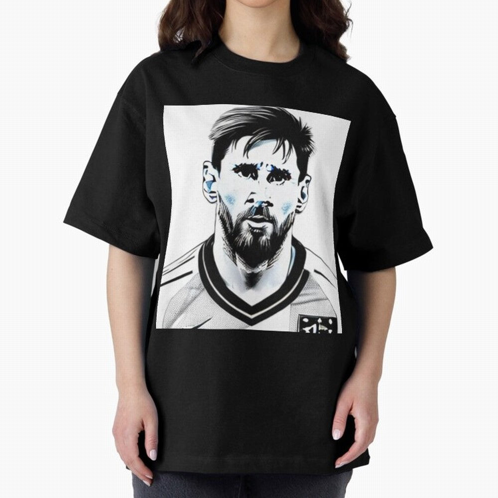 Lionel Messi Oversized T-Shirt Represent the Passion of FIFA World Cup 2026 Group Stage Built around CR7 and Messi, Netherlands Energy, Football History, Final Match Energy, Crowd Noise and Once in a Lifetime Moments; Perfect for Supporters Who