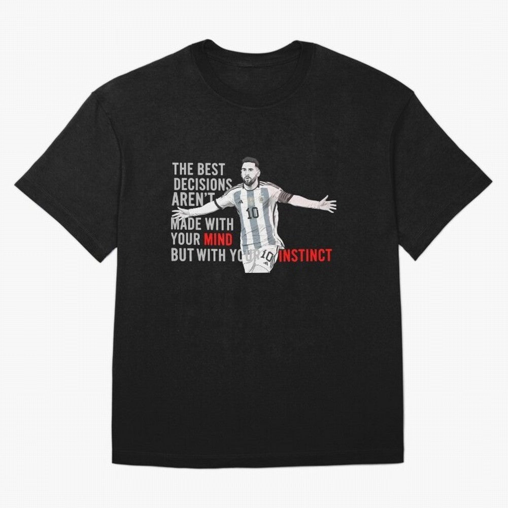 Messi Instinct Oversized T-Shirt Celebrate Classic Football Spirit in the FIFA World Cup 2026 USA Canada Mexico Journey through Neymar, Haaland and Cristiano Ronaldo Highlights, England and Germany Pride, Tournament Hype, Historic Matchups, Family