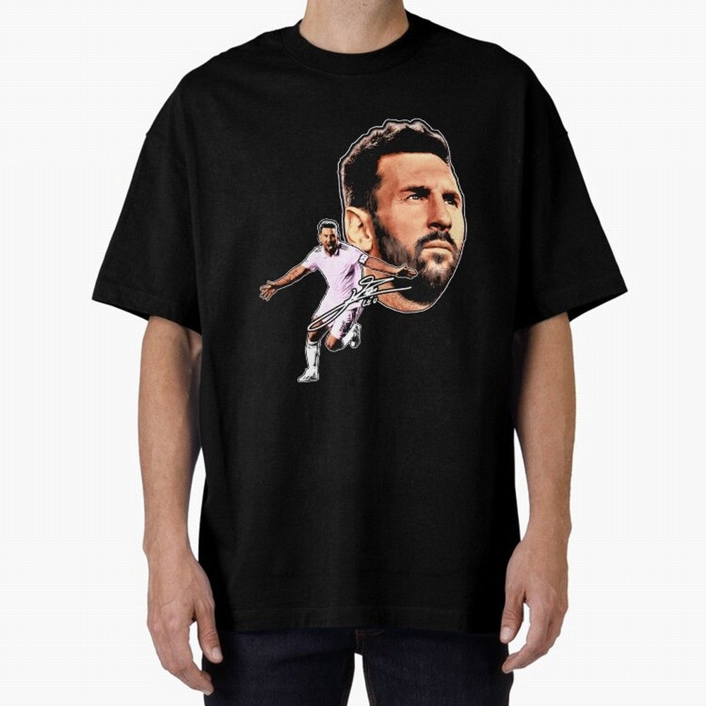 Lionel messi Retro Style Tee Bootleg big face vintage argentina Football Legend Classic T-Shirt Show Passion for the Stars of FIFA World Cup 2026 Group Stage Celebrating CR7, Argentina Energy, Worldwide Fan Energy, Dramatic Goals, Stadium Lights
