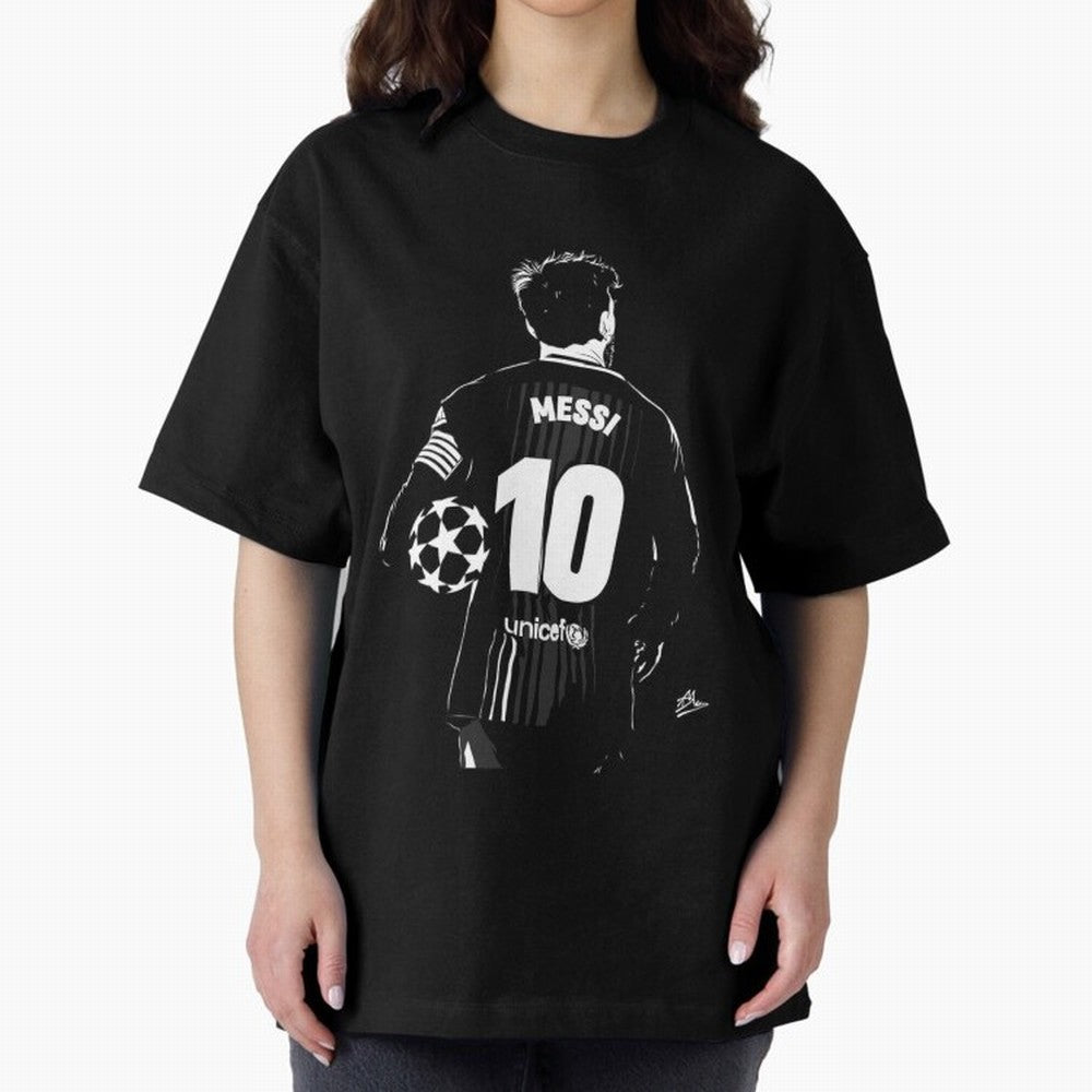 Lionel Messi Oversized T-Shirt Capture FIFA World Cup 2026 Group Stage Centered on Cristiano Ronaldo, England and Germany Energy, Fan Favorite Moments, National Team Passion, Big Match Drama and Soccer History; Ideal for Fans Who Follow Messi,