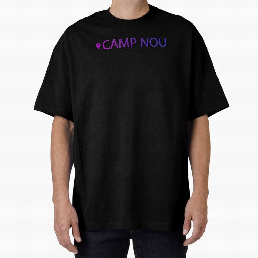Camp Nou Barcelona Stadium Location Print Classic T-Shirt Step into FIFA World Cup 2026 Group Stage for Fans of Haaland and Mbappe and Portugal, Bringing Classic Soccer Heritage, Championship Pressure, Fan Loyalty and International Pride; Made for