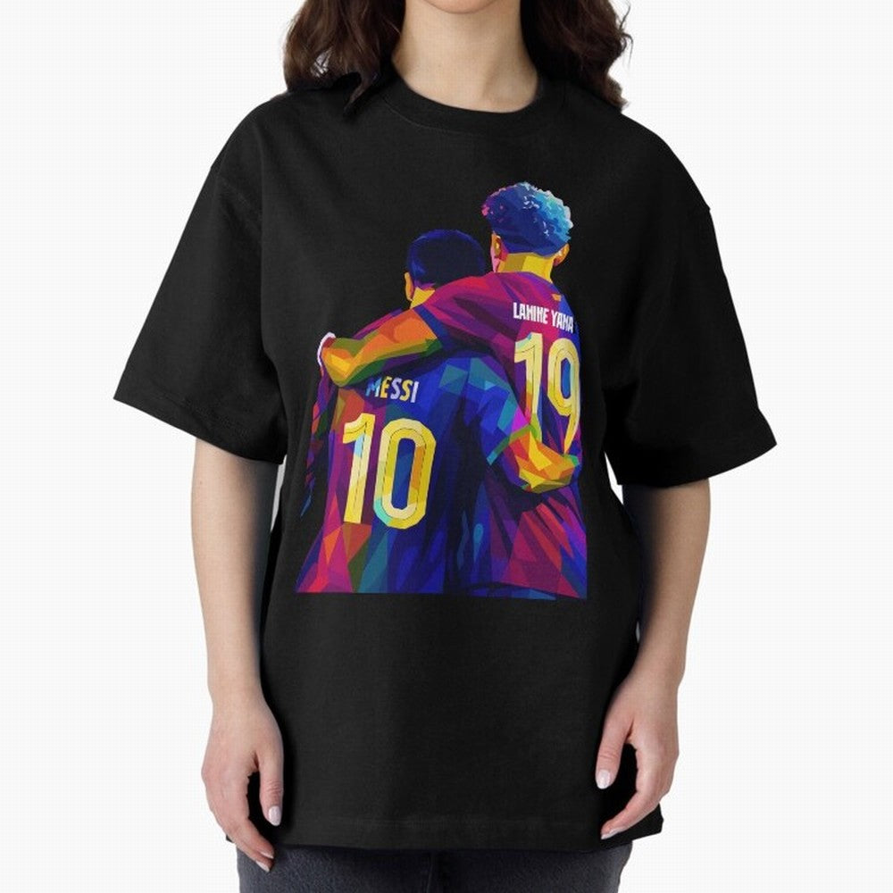 Lionel Messi and Foster child Wpap Art Classic T-Shirt Celebrate Global Passion for Global Football Passion for FIFA World Cup 2026 USA Canada Mexico, with Haaland, Spain, Football Festival Excitement, Trophy Ambitions, Country Rivalries and Star