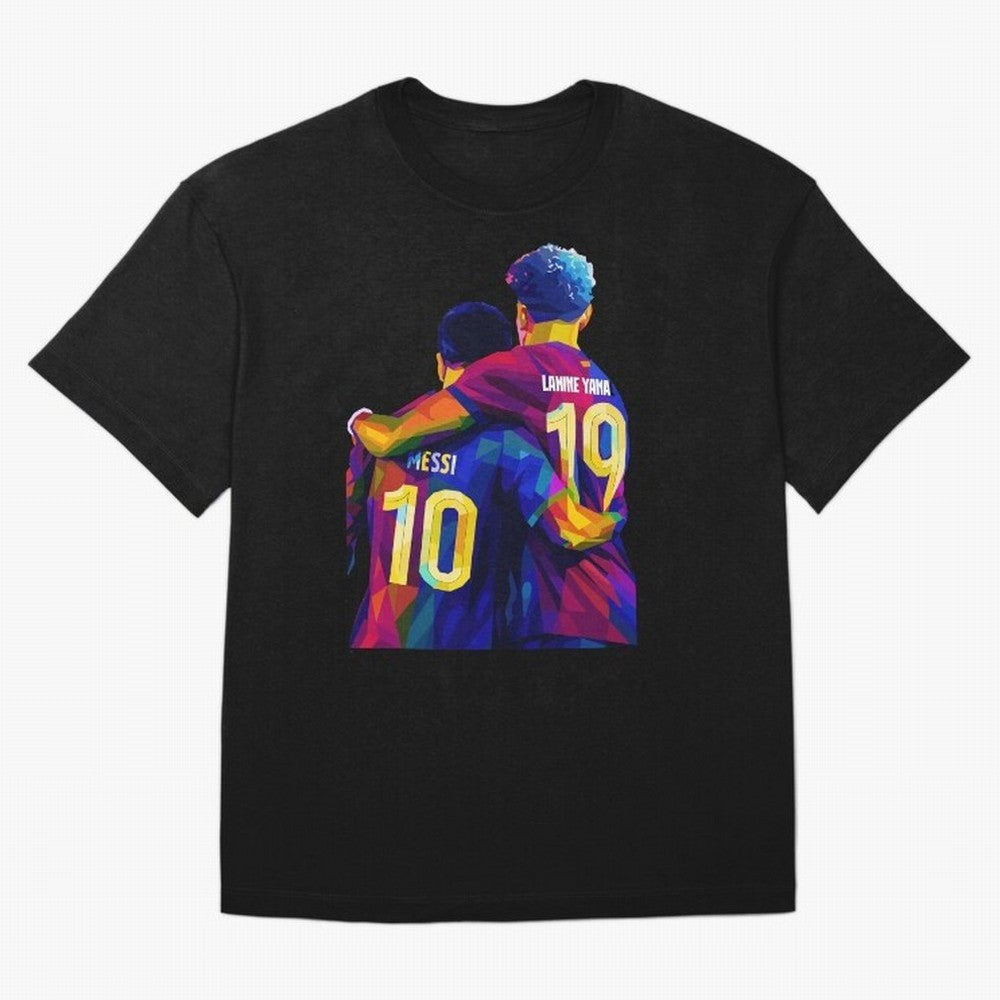 Lionel Messi and Foster child Wpap Art Classic T-Shirt Celebrate Global Passion for Global Football Passion for FIFA World Cup 2026 USA Canada Mexico, with Haaland, Spain, Football Festival Excitement, Trophy Ambitions, Country Rivalries and Star