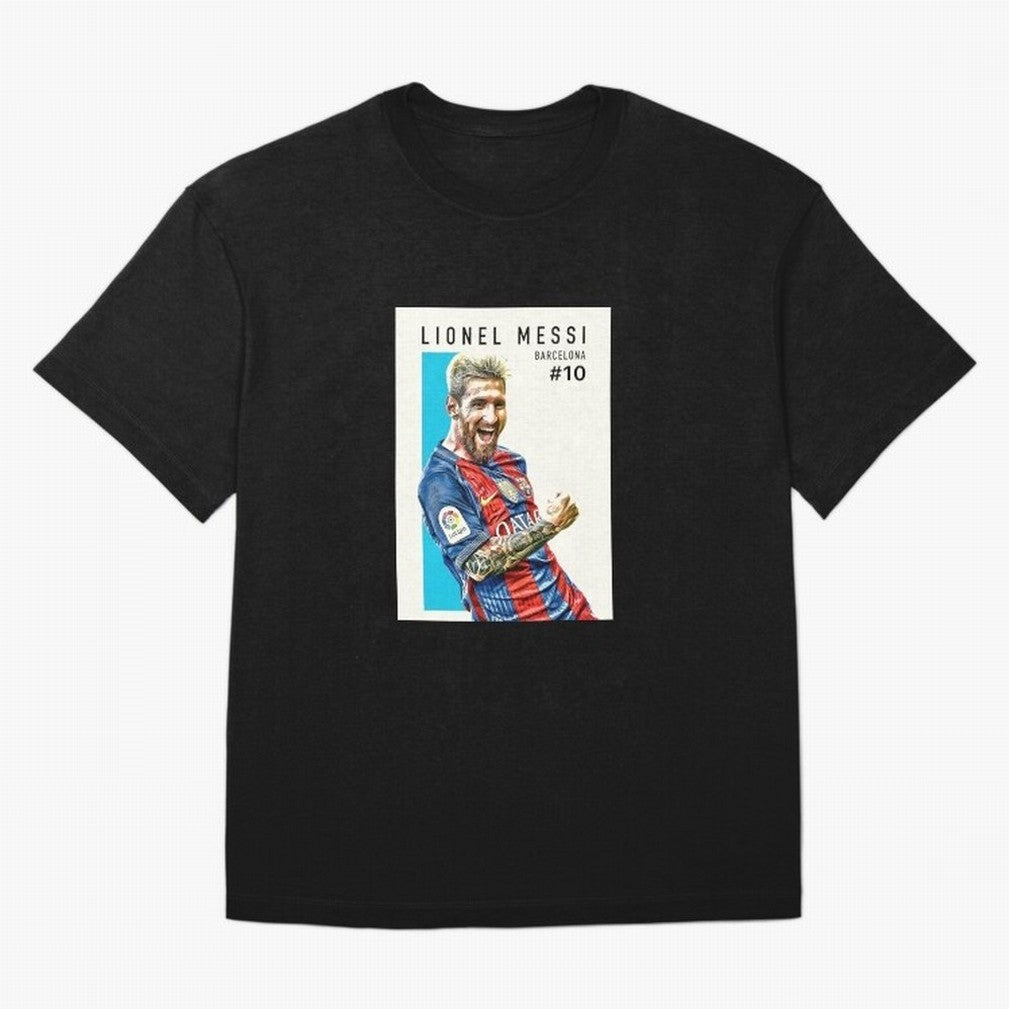 Lionel Messi Barcelona Football Classic T-Shirt Live the Energy of FIFA World Cup 2026 Spirit, with Argentina and Brazil, Messi, CR7 and Mbappe, Sports Nostalgia, International Competition, Famous Players and Unforgettable Victories; Ideal for Fans