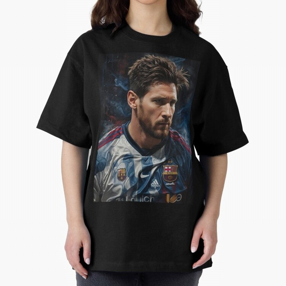 Argentina World Champs Messi Number Oversized T-Shirt Follow the Final Road of Match Day Hype around FIFA World Cup 2026 USA Canada Mexico, Messi and Cristiano Ronaldo, France, Worldwide Fan Energy, Dramatic Goals, Stadium Lights and Championship