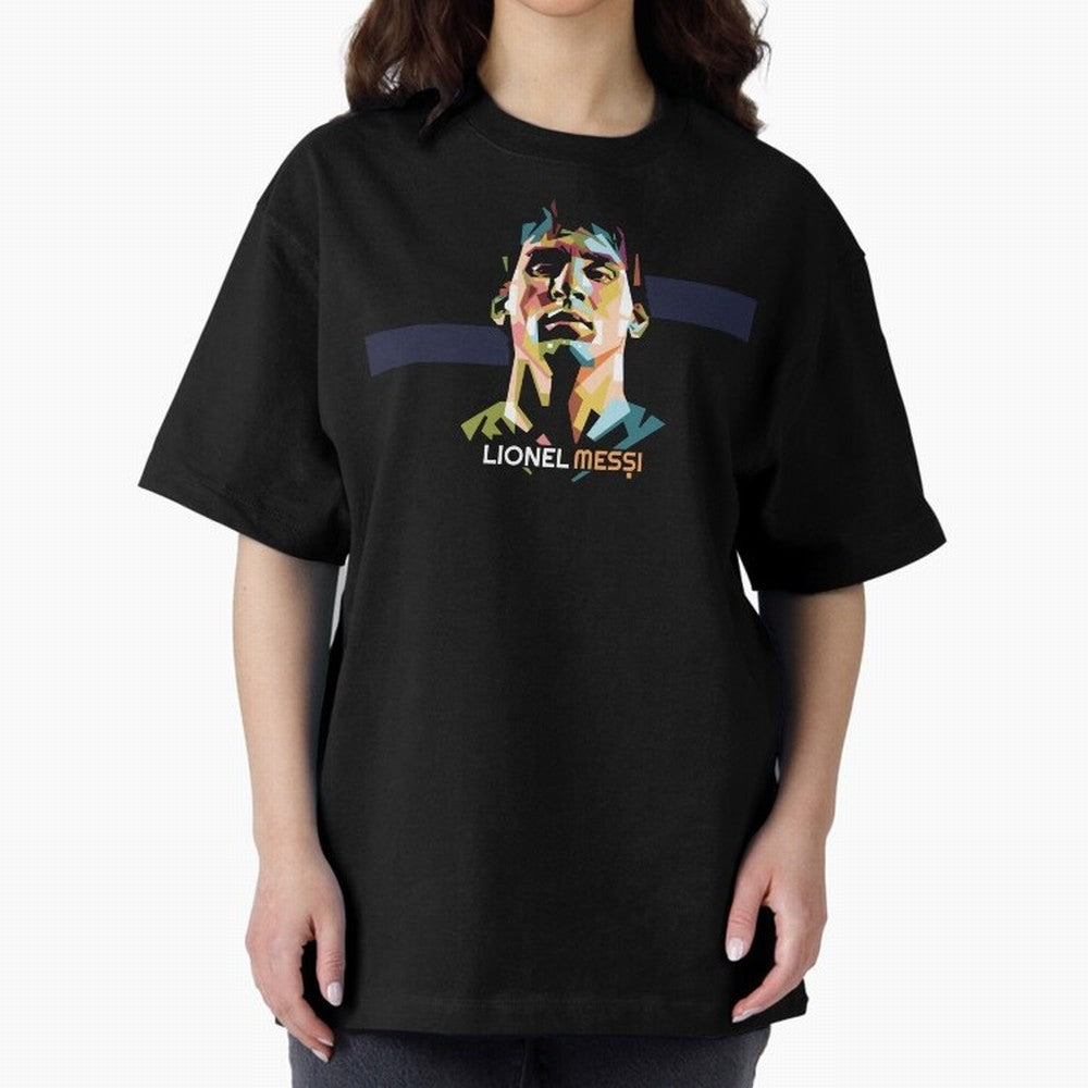 Lionel Messi Magic Oversized T-Shirt Show Your Love for FIFA World Cup 2026 USA Canada Mexico Spirit, Celebrating England and Germany, CR7, Tournament Hype, Historic Matchups, Family Viewing Parties and Global Sports Pride; Made for Die Hard