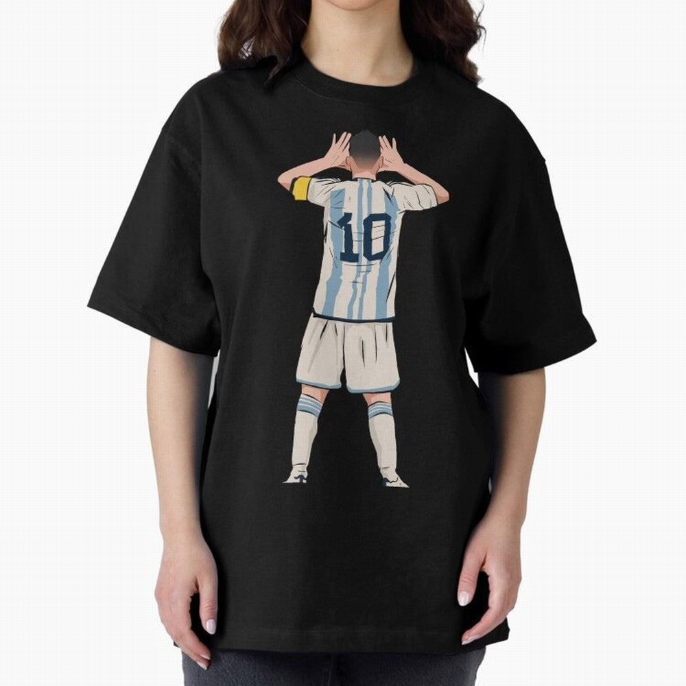 Lionel Messi Oversized T-Shirt Show Your Tournament Heart for the FIFA World Cup 2026 USA Canada Mexico Journey through Messi, Neymar and Mbappe Highlights, England and Germany Pride, Stadium Chants, National Pride, Trophy Dreams and Unforgettable