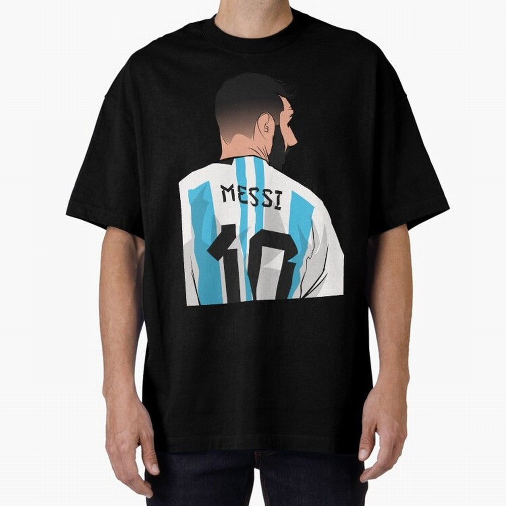 Messi Oversized T-Shirt Keep the Match Day Mood of Global Football Passion for FIFA World Cup 2026 Group Stage, Built around Messi, Neymar and Mbappe, England and Germany, Goal Celebration Energy, Supporter Heritage, Football Icons and Worldwide