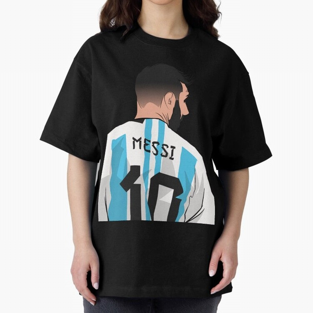 Messi Oversized T-Shirt Keep the Match Day Mood of Global Football Passion for FIFA World Cup 2026 Group Stage, Built around Messi, Neymar and Mbappe, England and Germany, Goal Celebration Energy, Supporter Heritage, Football Icons and Worldwide