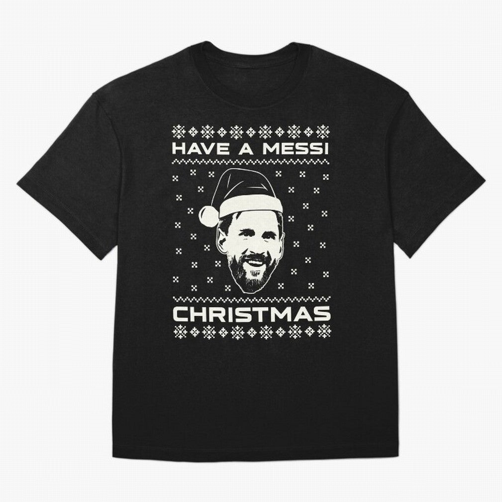 Lionel Messi Christmas Classic T-Shirt Capture Stadium Memories from Global Football Passion for FIFA World Cup 2026 Group Stage, Made for Mbappe and Neymar, England, Stadium Memories, Football Loyalty, International Chants and Championship