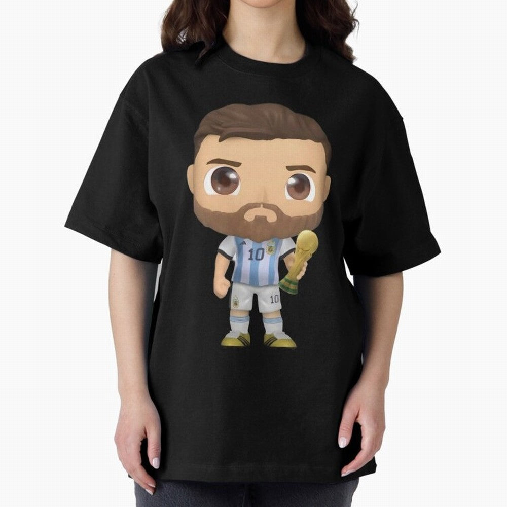 Messi_Champion Oversized T-Shirt Mark Global Football Passion for FIFA World Cup 2026 USA Canada Mexico, Made for Neymar, Haaland and Cristiano Ronaldo, Argentina, Football History, Final Match Energy, Crowd Noise and Once in a Lifetime Moments;