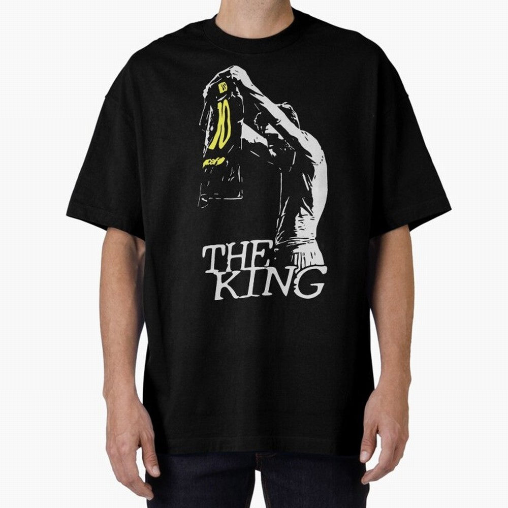 The King Leo Messi Legend Oversized T-Shirt Show Fan Pride Across FIFA World Cup 2026 Group Stage Spirit, Driven by Argentina, Messi, Sports Nostalgia, International Competition, Famous Players and Unforgettable Victories; Perfect for Fans,