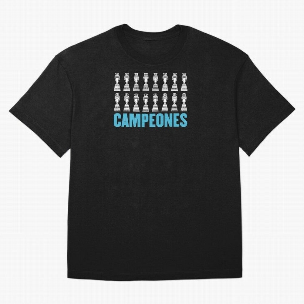 Campeones! Classic T-Shirt Fuel Your Fan Pride for Match Day Hype around FIFA World Cup 2026 USA Canada Mexico, Cristiano Ronaldo, England and Germany, Stadium Memories, Football Loyalty, International Chants and Championship Tradition; Ideal for