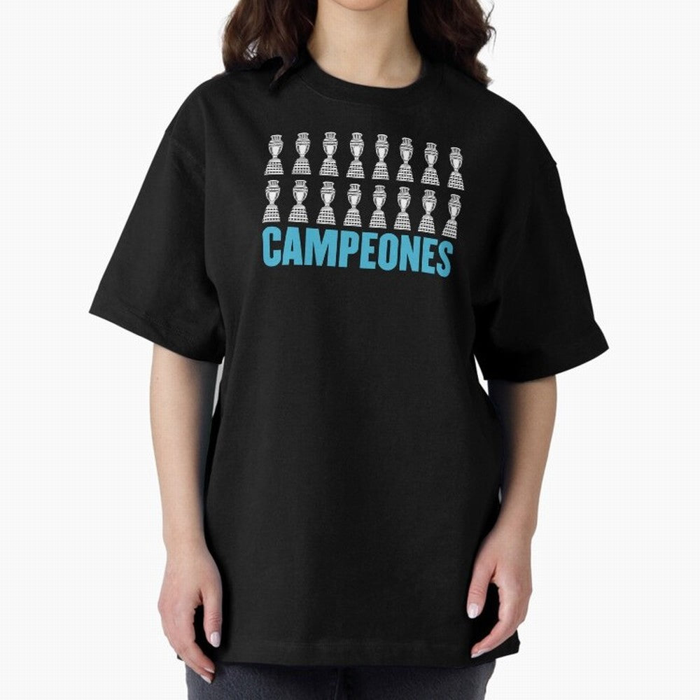 Campeones! Classic T-Shirt Fuel Your Fan Pride for Match Day Hype around FIFA World Cup 2026 USA Canada Mexico, Cristiano Ronaldo, England and Germany, Stadium Memories, Football Loyalty, International Chants and Championship Tradition; Ideal for