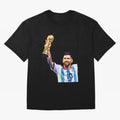 Messi wpap pop art Oversized T-Shirt Represent Football Lovers during Match Day Hype around FIFA World Cup 2026 Group Stage, Haaland, Brazil, Portugal and Argentina, Game Day Rituals, Football Legends, Country Pride and the Road to the Final; Great