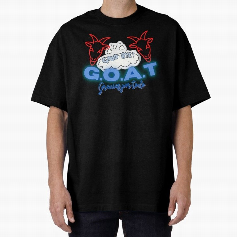 Lionel Messi THANKS GOAT Shirt Oversized T-Shirt Follow Every Goal of Match Day Hype around FIFA World Cup 2026 USA Canada Mexico, Mbappe, Portugal, Match Day Excitement, Supporter Culture, Golden Goals and Global Football Passion; Perfect for