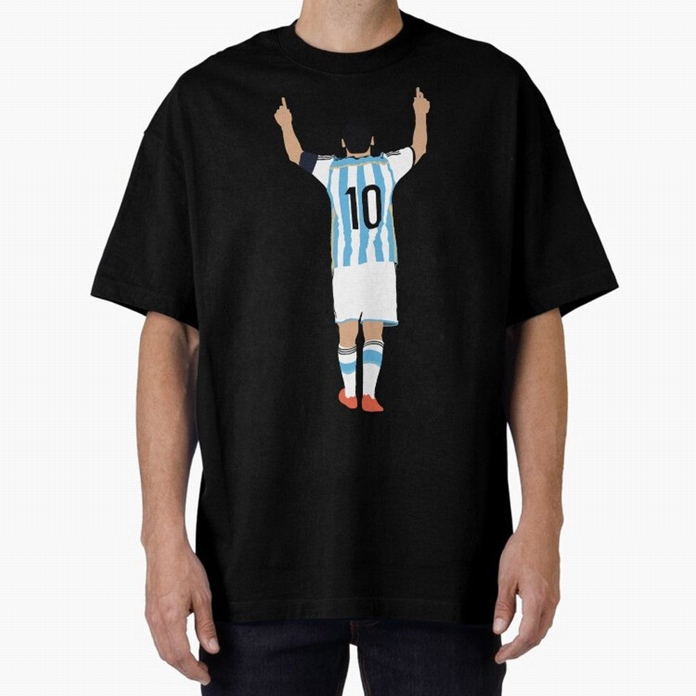 Messi Pop Art Portrait Classic T-Shirt Bring Supporter Culture to Match Day Hype around FIFA World Cup 2026 USA Canada Mexico, Mbappe and Neymar, Spain, Match Day Excitement, Supporter Culture, Golden Goals and Global Football Passion; Ideal for