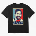 Messi Pop Art Portrait Classic T-Shirt Bring Global Tournament Vibes to FIFA World Cup 2026 Filled with Cristiano Ronaldo, Brazil, Portugal and Argentina Energy, Fan Favorite Moments, National Team Passion, Big Match Drama and Soccer History; Ideal
