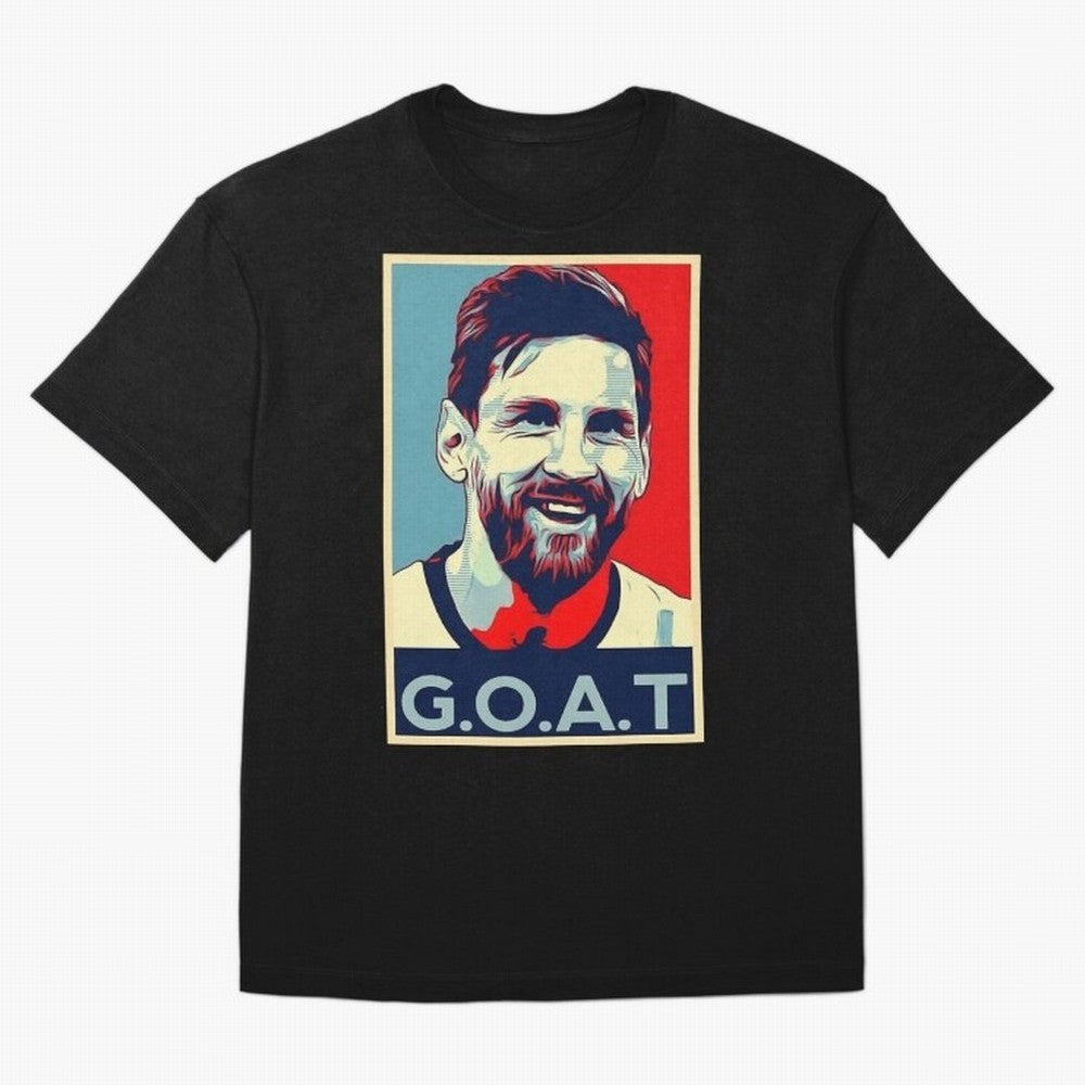 Messi Pop Art Portrait Classic T-Shirt Bring Global Tournament Vibes to FIFA World Cup 2026 Filled with Cristiano Ronaldo, Brazil, Portugal and Argentina Energy, Fan Favorite Moments, National Team Passion, Big Match Drama and Soccer History; Ideal