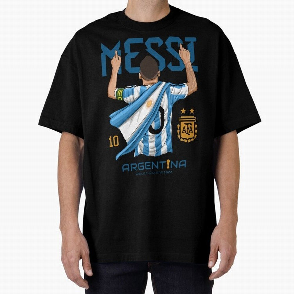 Messi Pop Art Portrait Classic T-Shirt Fuel Match Day Hype around FIFA World Cup 2026, Messi, CR7 and Mbappe, Germany, Fan Favorite Moments, National Team Passion, Big Match Drama and Soccer History; Made for Die Hard Supporters, Soccer Lovers,