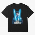 Messi Pop Art Portrait Oversized T-Shirt Follow the Road to the FIFA World Cup 2026 USA Canada Mexico Journey through Haaland and Mbappe Highlights, England and Germany Pride, Tournament Hype, Historic Matchups, Family Viewing Parties and Global