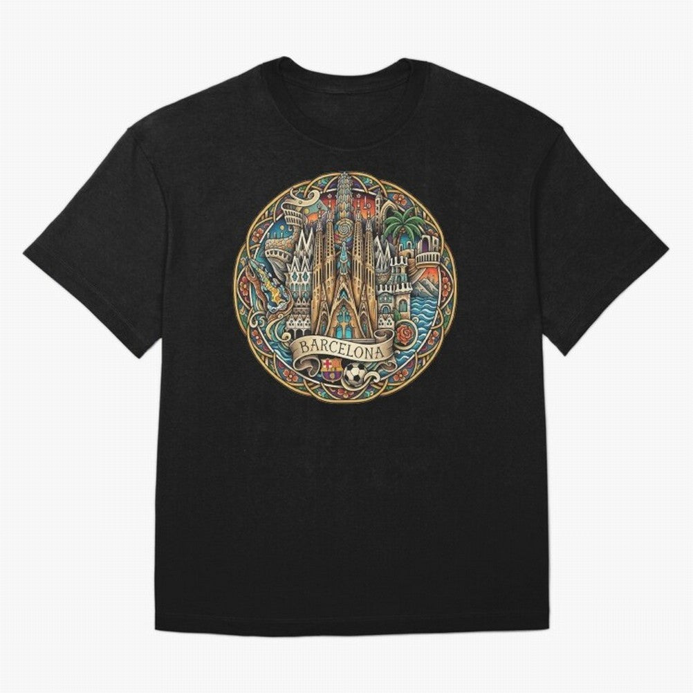 BARCELONA Classic T-Shirt Back Your Heroes with FIFA World Cup 2026 Inspired by Neymar, France and Portugal Energy, Retro Football Energy, Iconic Rivalries, Trophy Chase Drama and Stadium Atmosphere; Perfect for Supporters Who Want Bold Football