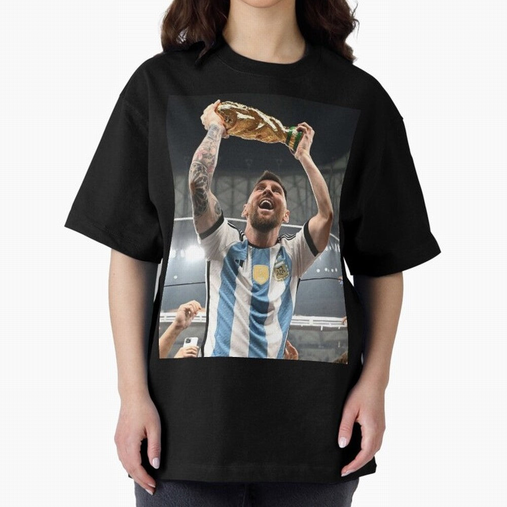 Lionel Messi Essential T-Shirt Turn Up for Global Football Passion for FIFA World Cup 2026 Group Stage, Built around Messi, Neymar and Mbappe, Brazil, Portugal and Argentina, Stadium Memories, Football Loyalty, International Chants and Championship