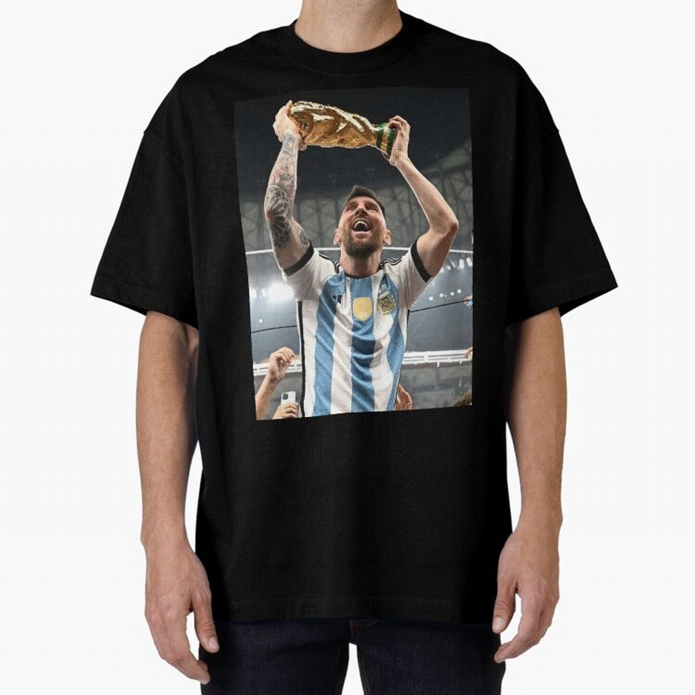 Lionel Messi Essential T-Shirt Turn Up for Global Football Passion for FIFA World Cup 2026 Group Stage, Built around Messi, Neymar and Mbappe, Brazil, Portugal and Argentina, Stadium Memories, Football Loyalty, International Chants and Championship