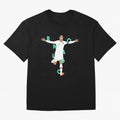 Ronaldo (Mint Green) Oversized T-Shirt Discover FIFA World Cup 2026 USA Canada Mexico Spirit, Centered on France and Portugal, Messi and Cristiano Ronaldo, Global Supporter Spirit, Legendary Goals, National Colors and Tournament Celebration; Ideal
