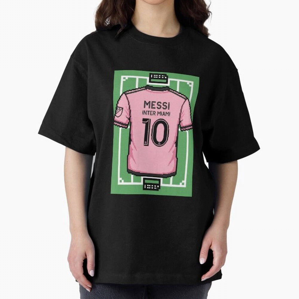 Leo Messi Inter Miami 8-Bit Soccer Football Classic T-Shirt Bring Bold Fan Energy to the FIFA World Cup 2026 USA Canada Mexico Journey through Cristiano Ronaldo, Haaland and CR7 Highlights, Spain and Netherlands Pride, Soccer Culture, Superstar