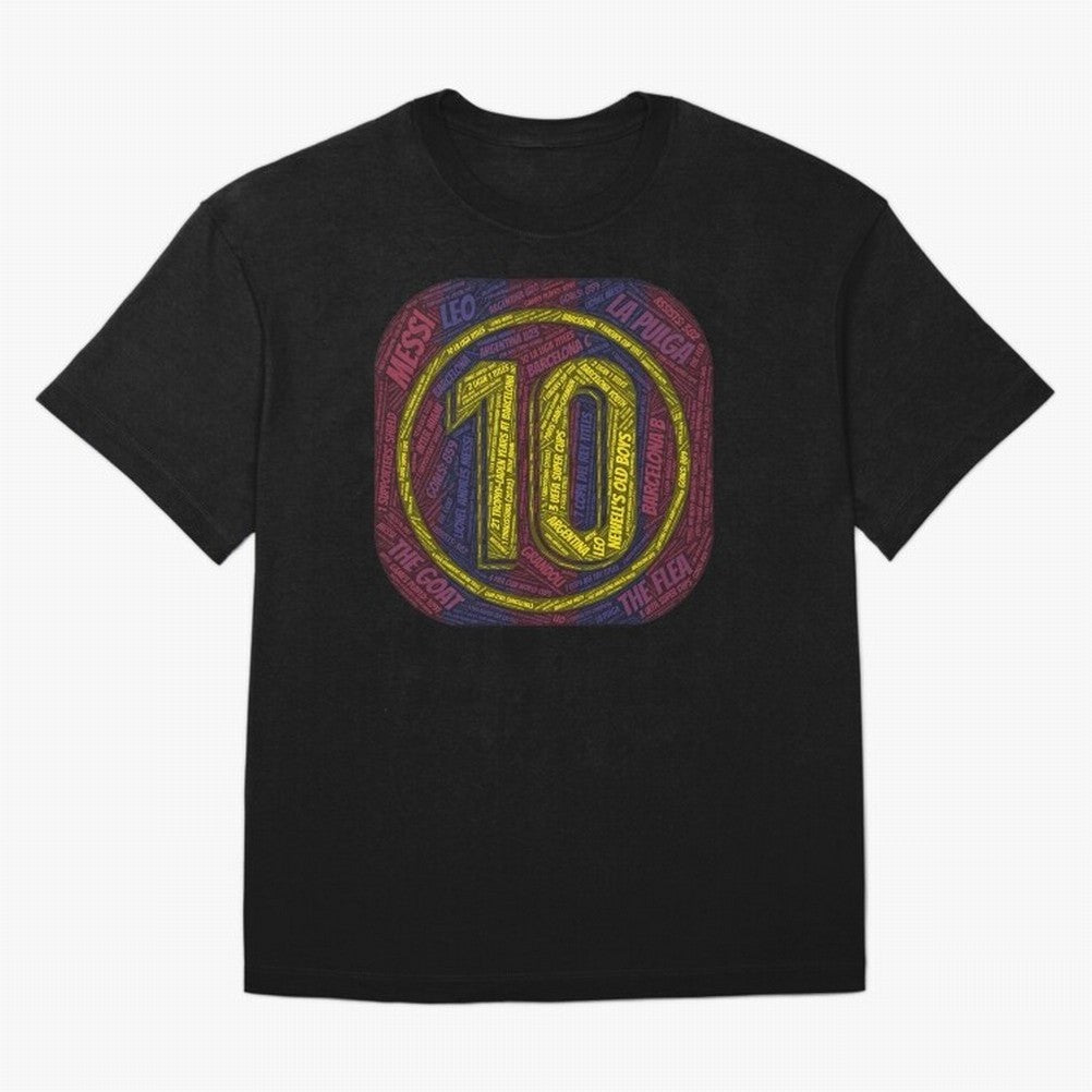 Lionel Messi #10 - The Icon Collection Classic T-Shirt Keep the Legacy of Global Football Passion for FIFA World Cup 2026, Inspired by Cristiano Ronaldo, Haaland and CR7, Brazil, Football History, Final Match Energy, Crowd Noise and Once in a