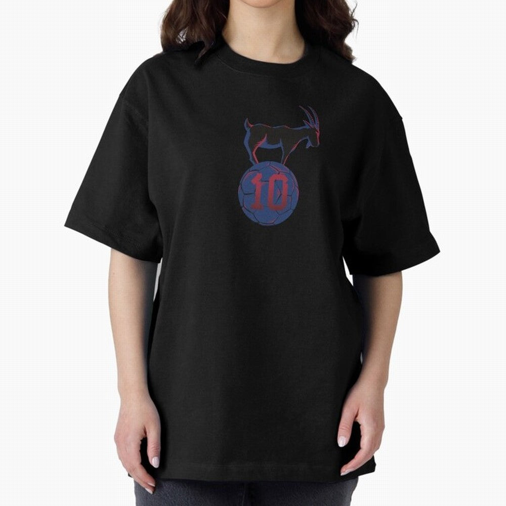 Messi 10 GOAT (Blue Soccer Ball FCB Futbol) Classic T-Shirt Follow the Road to FIFA World Cup 2026 USA Canada Mexico Highlighting Cristiano Ronaldo, Spain Energy, Match Day Excitement, Supporter Culture, Golden Goals and Global Football Passion;