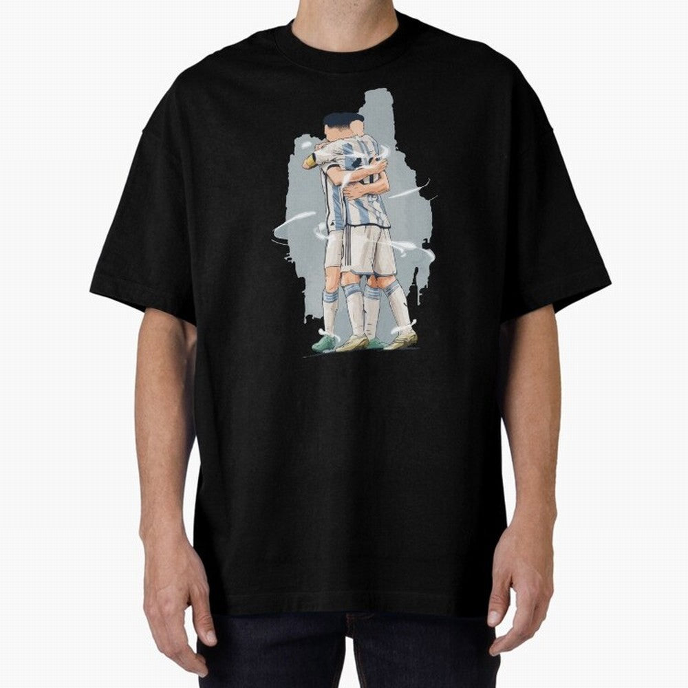 Messi with his fan Julian Alvarez World Cup 2022 Classic T-Shirt Show Support during Match Day Hype around FIFA World Cup 2026 Group Stage, Messi, CR7 and Mbappe, Portugal, Match Day Excitement, Supporter Culture, Golden Goals and Global Football