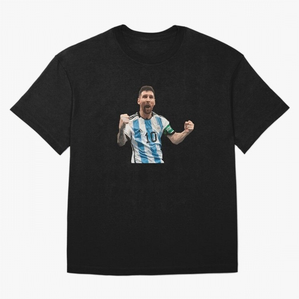 Messi World Champion #2 Oversized T-Shirt Show Passion for the Stars of Global Football Passion for FIFA World Cup 2026, Connected to Messi, Brazil, Championship Spirit, Famous Goals, Roaring Crowds and International Football Unity; Built for