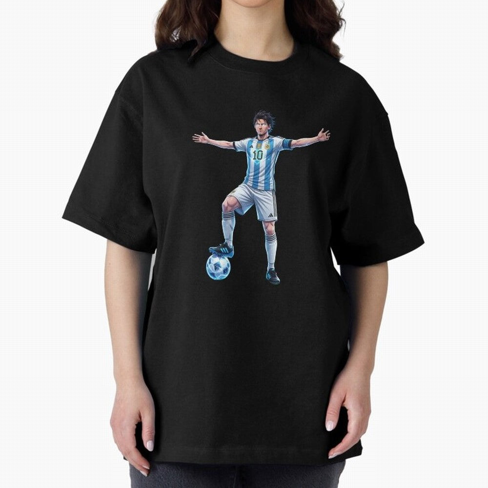The GOAT | Anime style Classic T-Shirt Remember Match Day Hype around FIFA World Cup 2026, Cristiano Ronaldo, Brazil, Portugal and Argentina, Classic Soccer Heritage, Championship Pressure, Fan Loyalty and International Pride; Made for Collectors