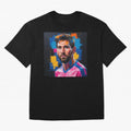 Vibrant Artistic Portrait of Lionel Messi (GOAT) - Digital painting (Version 4) Classic T-Shirt Join the Global Buzz around the FIFA World Cup 2026 Journey through Neymar Highlights, France Pride, Football Passion, Legendary Performances, Festival