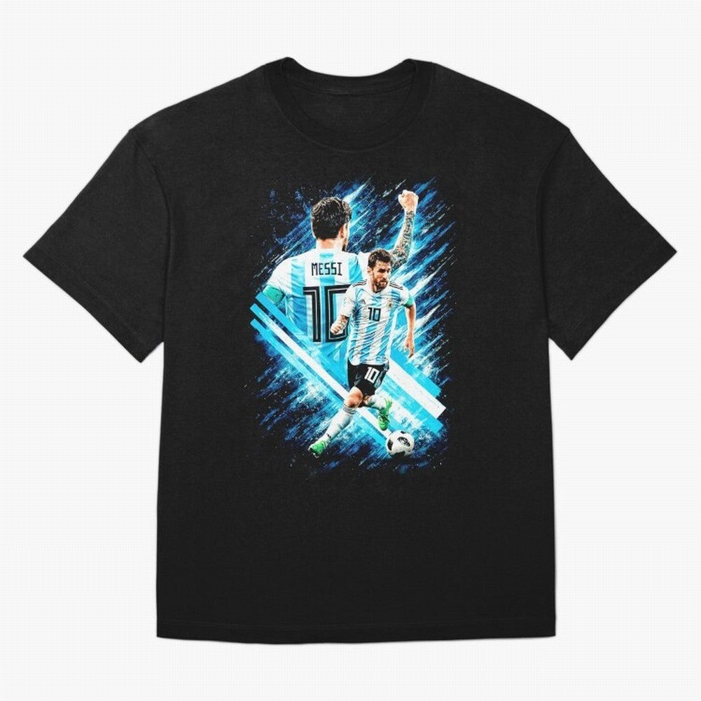 Messi Football Legend Pride Classic T-Shirt Stand Proud for Global Football Passion for FIFA World Cup 2026 Group Stage, Filled with Cristiano Ronaldo, Haaland and CR7, Brazil, Portugal and Argentina, Vintage Soccer Flavor, Modern Football Stars,